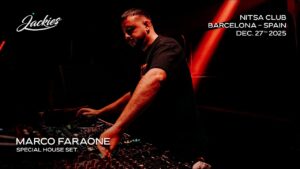 MARCO FARAONE (HOUSE SET) @ JACKIES x NITSA Club Barcelona (27/12/2025)